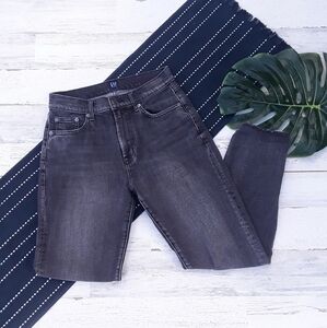 Gap| Girlfriend Jeans High Rise Washed Black 25